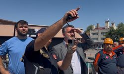 Başkan Vekili Biba, yangın yerinde