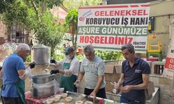 Bursa’da Esnaf El Ele Verdi: Tarihi Koruyucu İşhanı’nda Dev Aşure Buluşması!