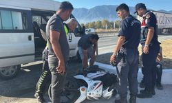 Bursa'da motosikletteki 2 kişi ölümden böyle döndü