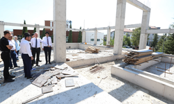 Alanyurt yüzme havuzunda yapım çalışmaları sürüyor