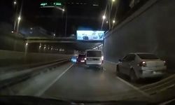 Bursa'da makas atarak trafiği tehlikeye attı