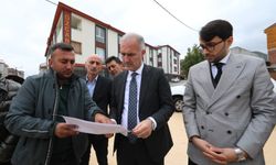 İnegöl'de 27 sokakta sathi kaplama çalışması başladı