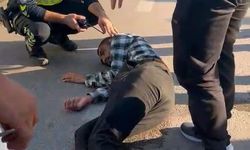 Bursa'da otobüsün çarptığı genç yaralandı