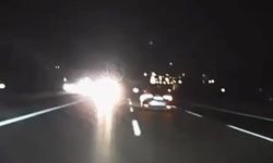 Bursa'da otobanda tersten gelen otomobil kazaya davetiye çıkardı
