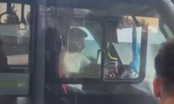 Bursa'da şoförler arasında yol tartışması kamerada