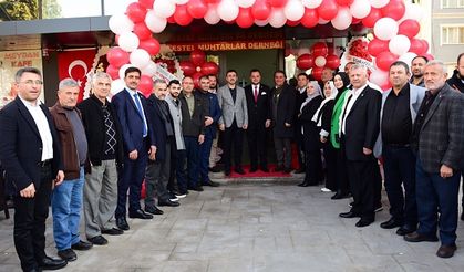 KESTEL MUHTARLAR DERNEĞİ'NİN YENİ BİNASI AÇILDI