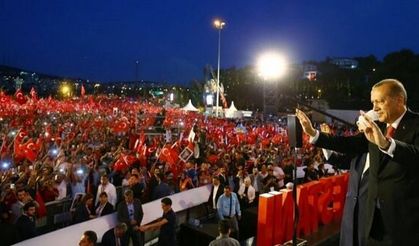 ERDOĞAN, "DARBEYE TİYATRO DİYENLERİ... "