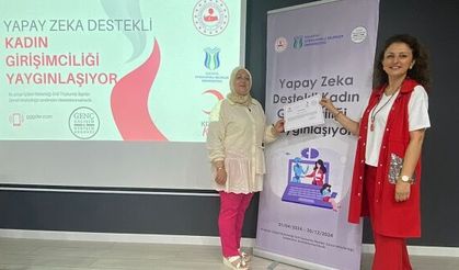 KADIN GİRİŞİMCİLER İCİN YAPAY ZEKA EĞİTİMİ VERİLDİ