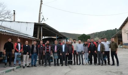 Başkan Tayır personelle bayramlaştı