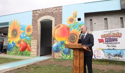 İnegöl, uluslararası duvar resimleri festivali ile sanatla buluştu