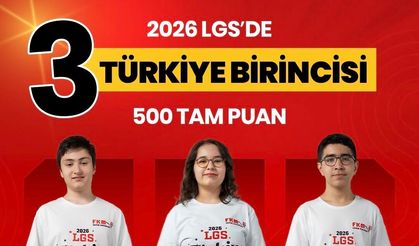 FKM Eğitim Kurumları, 2026 LGS'de 3 Türkiye Birincisi Çıkardı