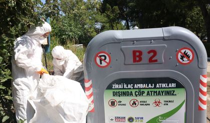 Osmangazi’de zirai atıklar artık doğaya değil geri dönüşüme gidiyor