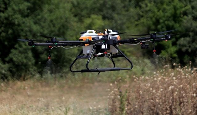 BURSA'DA HAŞERELERE KARŞI DRONLU MÜCADELE