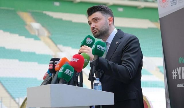 BURSASPOR BAŞKANI ENES ÇELİK: “GÖREVİ BIRAKMA DAHİL HER TÜRLÜ KARARI ALMAYA HAZIRIZ”