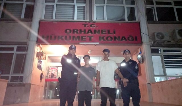 ORHENELİ'DE ÇALDILAR BAŞKA İLÇEDE YAKALANDILAR