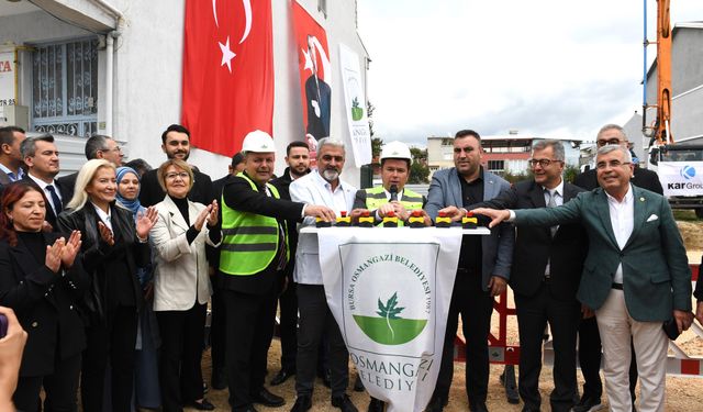 OSMANGAZİ'DE YENİ KREŞİN TEMELİ ATILDI