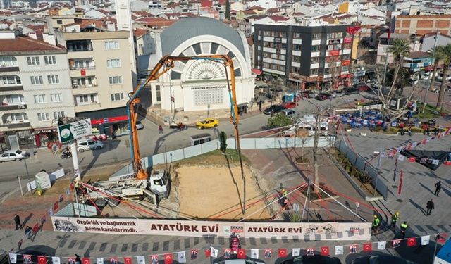 Bursa'da Atatürk Evi'nin temeli atıldı