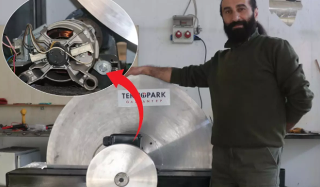 Çamaşır makinesi motorundan yapıldı! 900 TL'lik elektrik faturasını 120 TL'ye indirecek