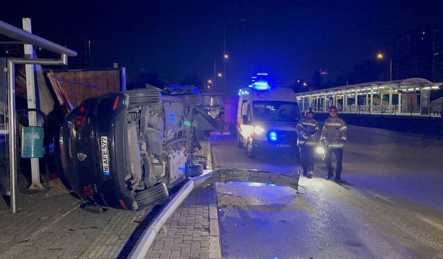 Bursa'da fecii kaza: 1 ölü, 1 yaralı