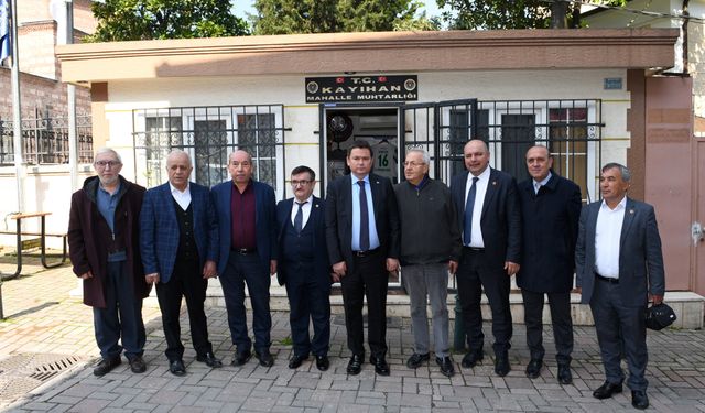 Başkan Aydın, Kayıhan Çarşısı esnafı ile buluştu
