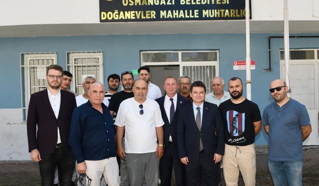 Başkan Aydın Doğanevler mahalle sakinleriyle buluştu