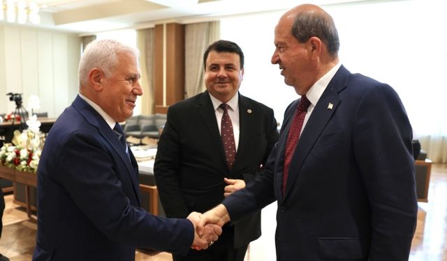 Başkan Bozbey’den KKTC Cumhurbaşkanı Tatar’a ziyaret
