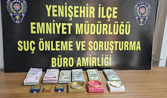 Bursa'da kocasından altınları saklamak için hırsızlık süsü verdi