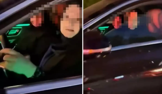 Kadın sürücüye ''çakarlı'' araç kullanımı pahalıya patladı
