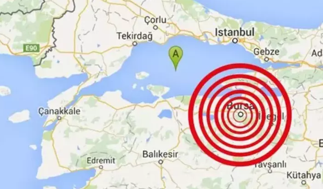 Bursa’da deprem!