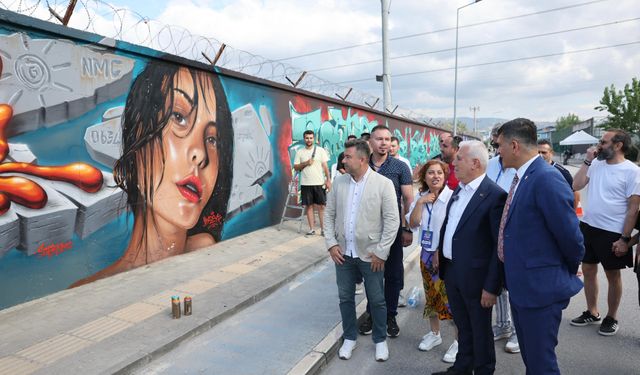 Gençler, Graffiti Şenliği ile kente renk kattı