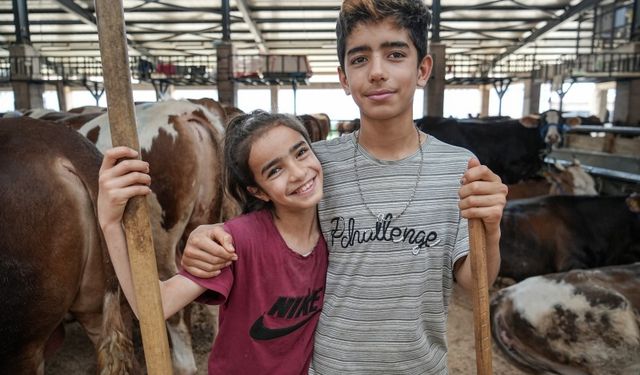 Bursa hayvan pazarının en küçük satıcıları