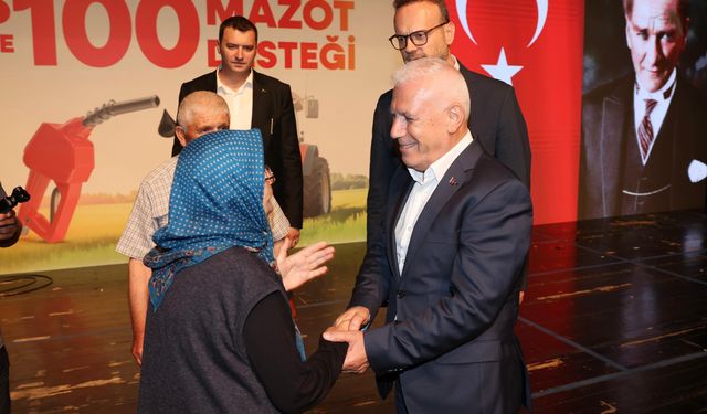 Bursa Büyükşehir’den üreticiye yüzde 100 hibeli mazot desteği