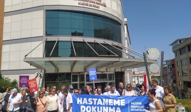 Nilüfer'de halk hastanelerine sahip çıkmak için toplandı