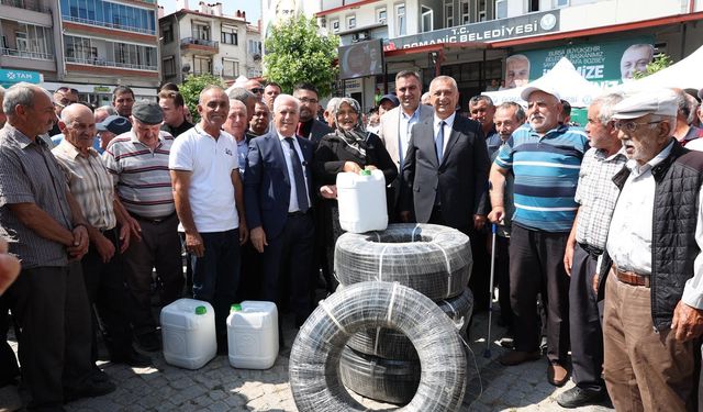 Bursa’dan Domaniç’e tarımsal destek