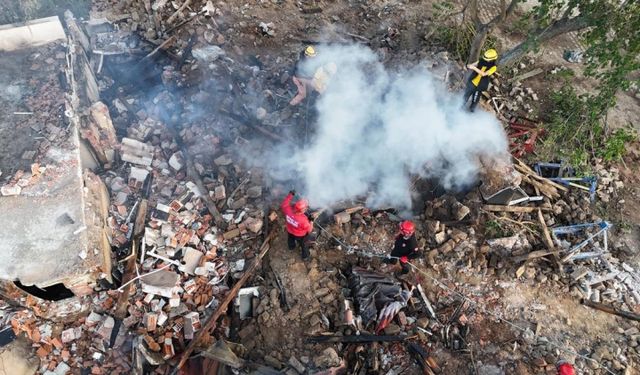 Çanakkale'de acı manzara böyle görüntülendi