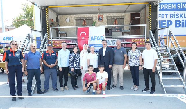 Yenişehir'de deprem simülasyonuna yoğun ilgi