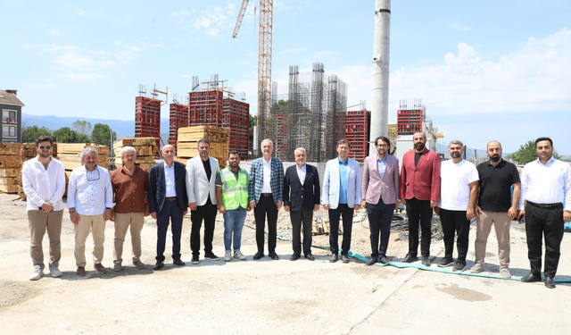 İnegöl'de KYK Erkek Öğrenci Yurdu yapımına başlandı