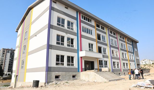 23 Nisan Mahallesi’ndeki okul inşaatında sona gelindi