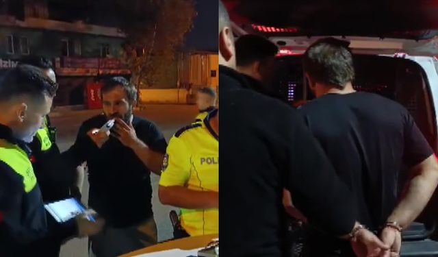 Aranan şüphelinin oyununu polis bozdu
