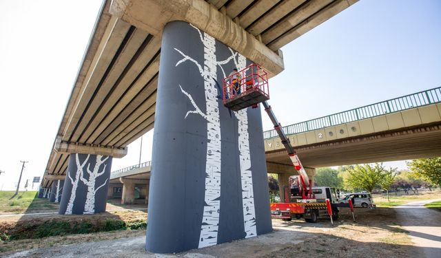 Bursa'nın hazineleri duvarları güzelleştiriyor