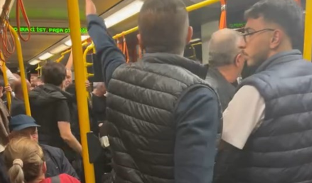 Alkollü olduğu iddia edilen kişi metroyu birbirine kattı