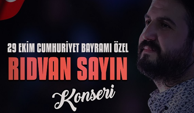 İnegöl Belediyesi'nden Cumhuriyet Bayramına özel konser
