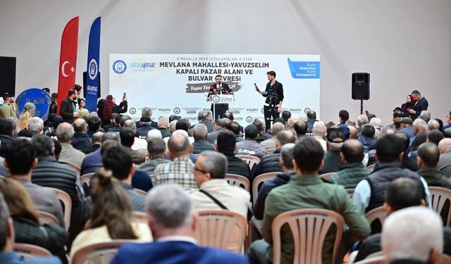 Yıldırım Belediyesi'nden 5 bin 867 tapu