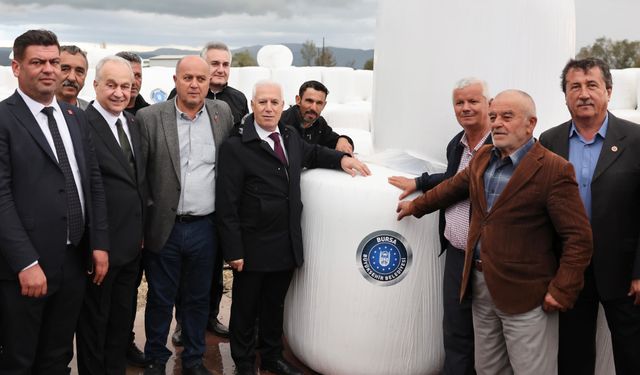 Bursalı çiftçilere silaj paketleme desteği