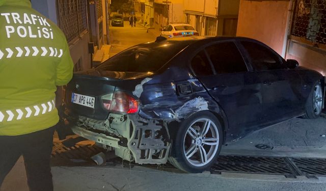 Bursa'da"dur" ihtarına uymadı kaza kaçınılmaz oldu