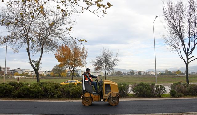 Osmangazi’de park içi yollar yenilendi