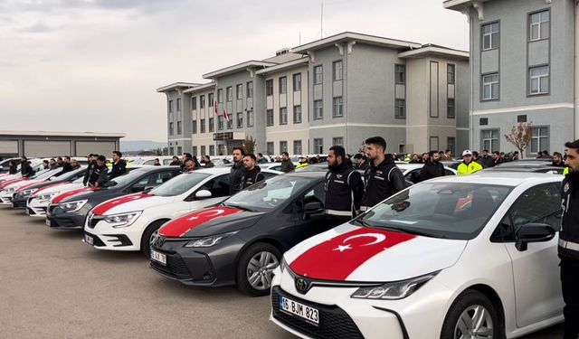 Bursa Emniyeti araç filosunu güçlendirdi: 119 yeni araç teslim edildi