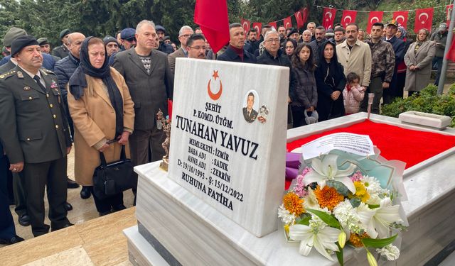 Pençe Kilit kahramanı şehit üsteğmen şehadetinin 3.yılında anıldı