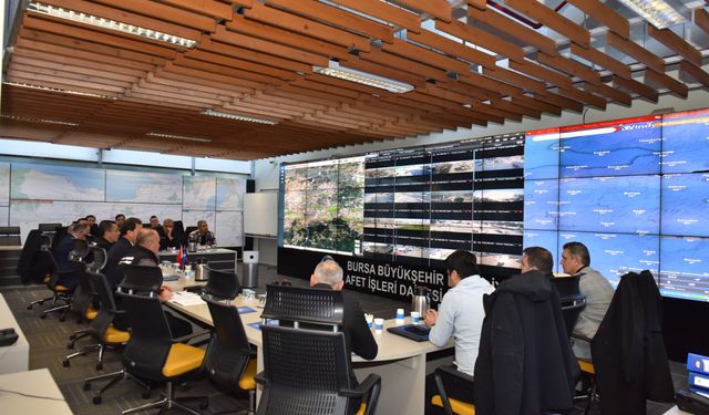 Bursa’da kışa hazırlık tatbikatı