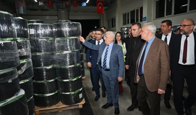 Bursa Büyükşehirden yüzde 50 hibeli sulama borusu desteği